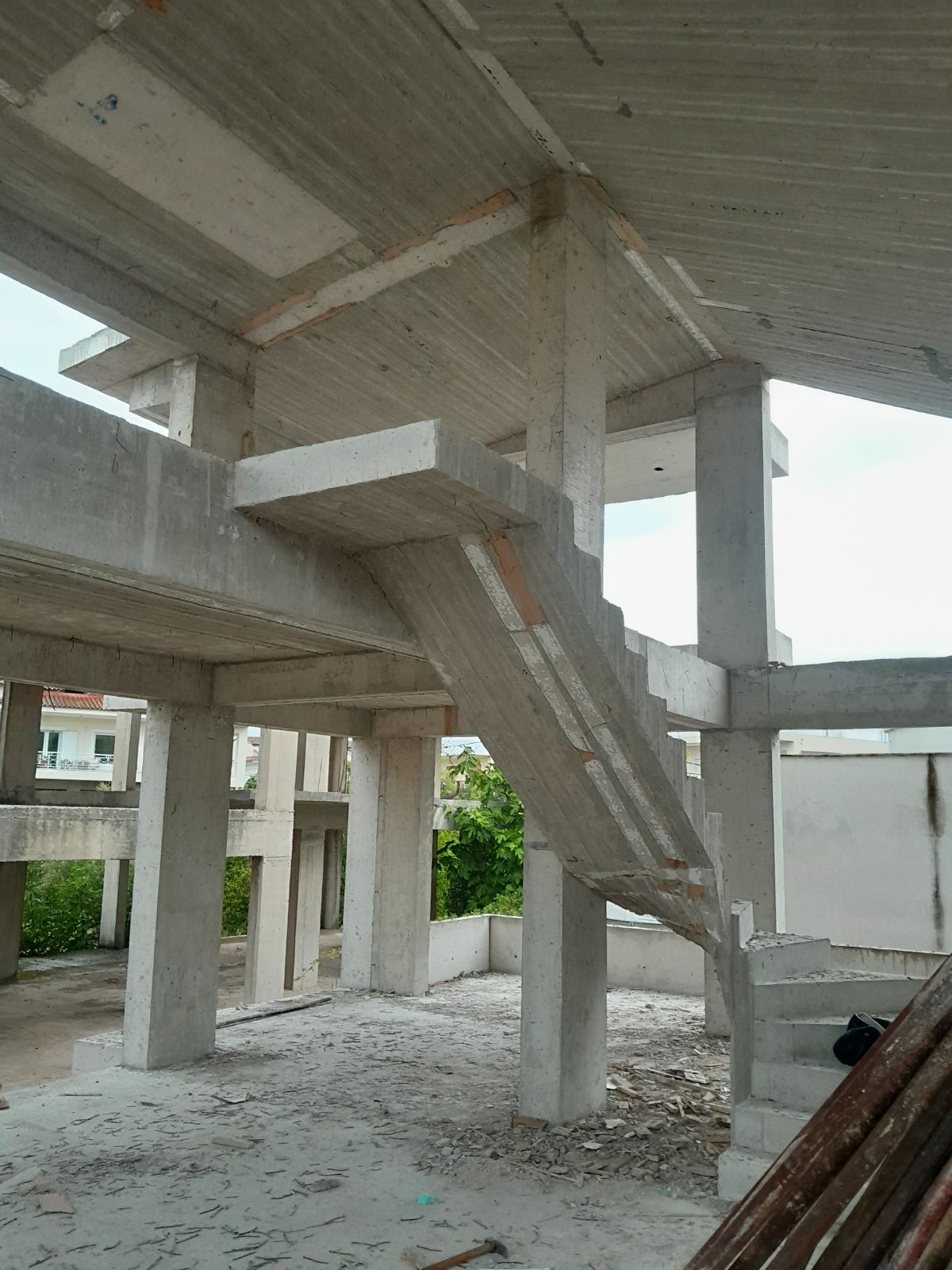 Σκυροδέτηση κατοικίας στο Ναύπλιο